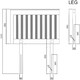 image 2 of 4ft6 Double pure white wood headboard,bed head end, head board.Wood, wooden shaker style White | 4ft6 Double