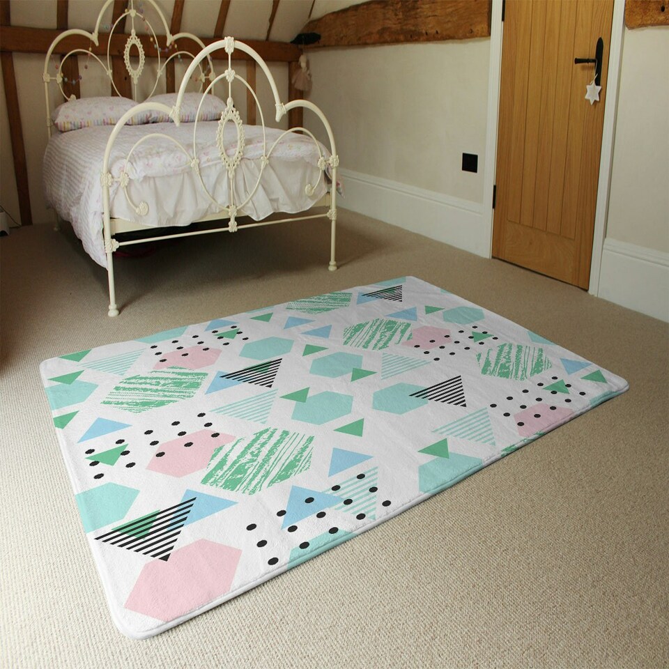 image 1 of Geometric Shapes (Rug) Multi | Large: 140x200cm