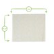 image 4 of Nicola Spring 7pc Cotton Fabric Placemats & Table Runner Set - Green
