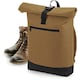 image 2 of Bagbase Roll-Top Backpack / Rucksack / Bag (12 Litres) - Caramel - One Size