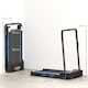 image 7 of HOMCOM 1-6 km/h Folding Motorised Treadmill Walking w/ Remote Control, Blue | Blue | Blue