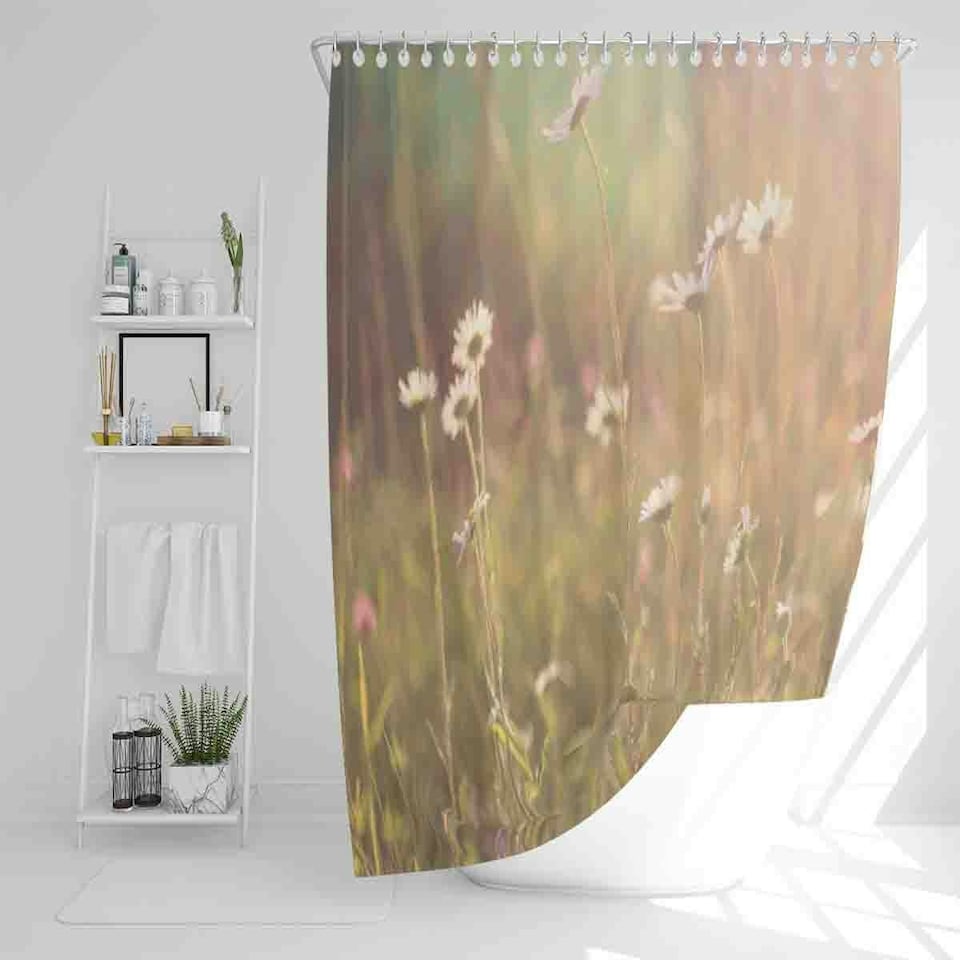 image 1 of Chamomile Shower Curtain
