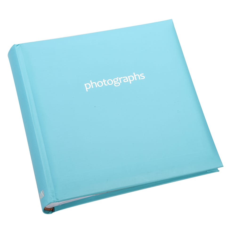 image 1 of ARPAN Slip In Case Book-Bound Memo Photo Album – Holds 200 Photos 6" x 4" (10x15cm) – Hardcover Memory Album with Writing Space for Family, Wedding & Travel Pictures