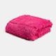 image 2 of OHS Fluffy Fleece Sensory Sleep Therapy 6kg Weighted Blanket 125 x 180 cm | Pink | Hot Pink