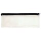 image 1 of Pack of 48 Janrax 13x5" Black Zip Clear Exam Pencil Case
