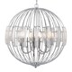 image 2 of Noemi Polished Chrome & Crystal Ceiling Pendant