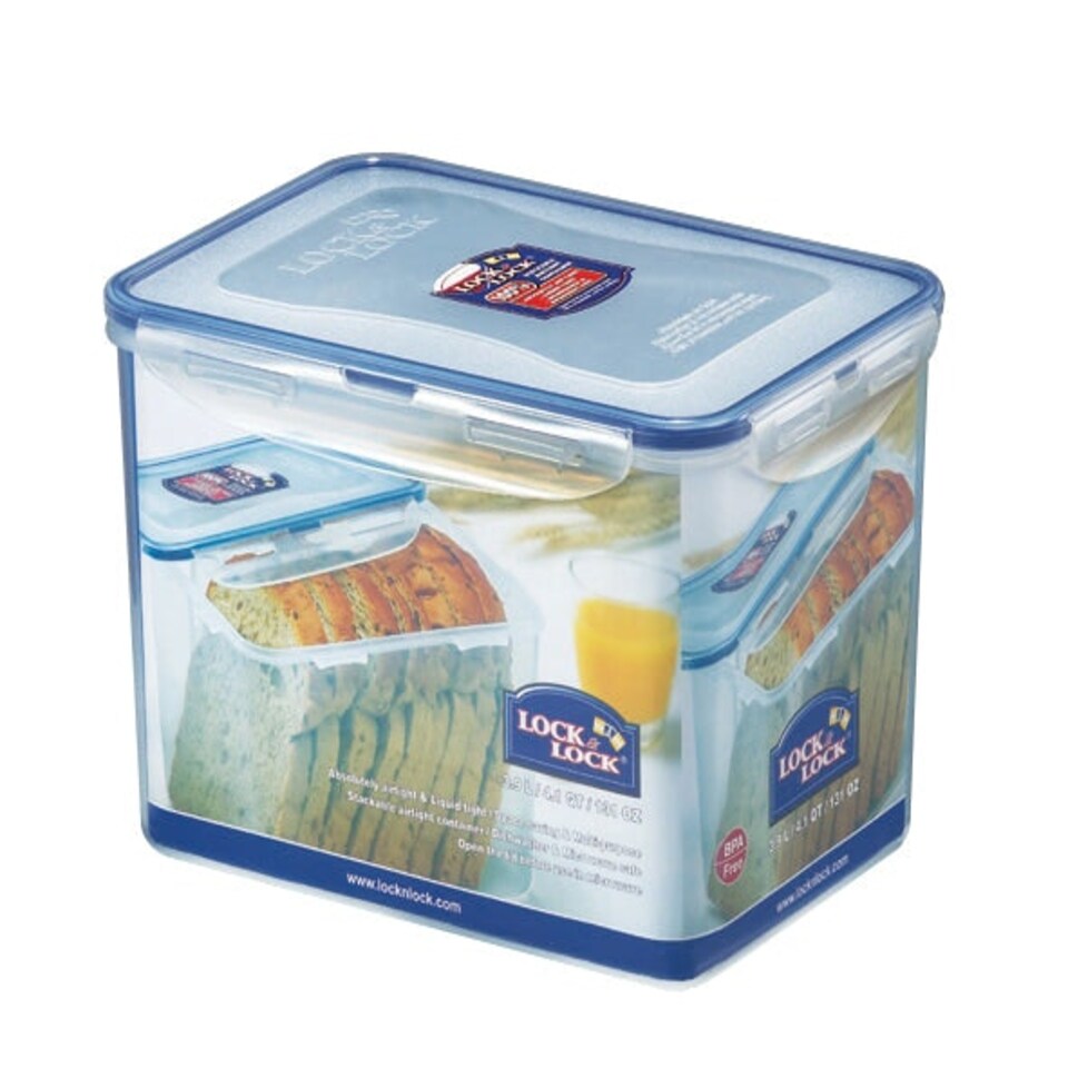 image 1 of LocknLock Classic Food Container Rectangular Reusable Lunch Storage Box - 3.9 L