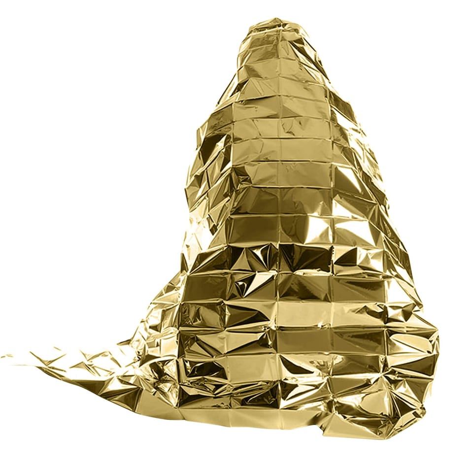 image 1 of Bullet Frederik 2 Function Emergency Blanket - Gold/Silver - One Size