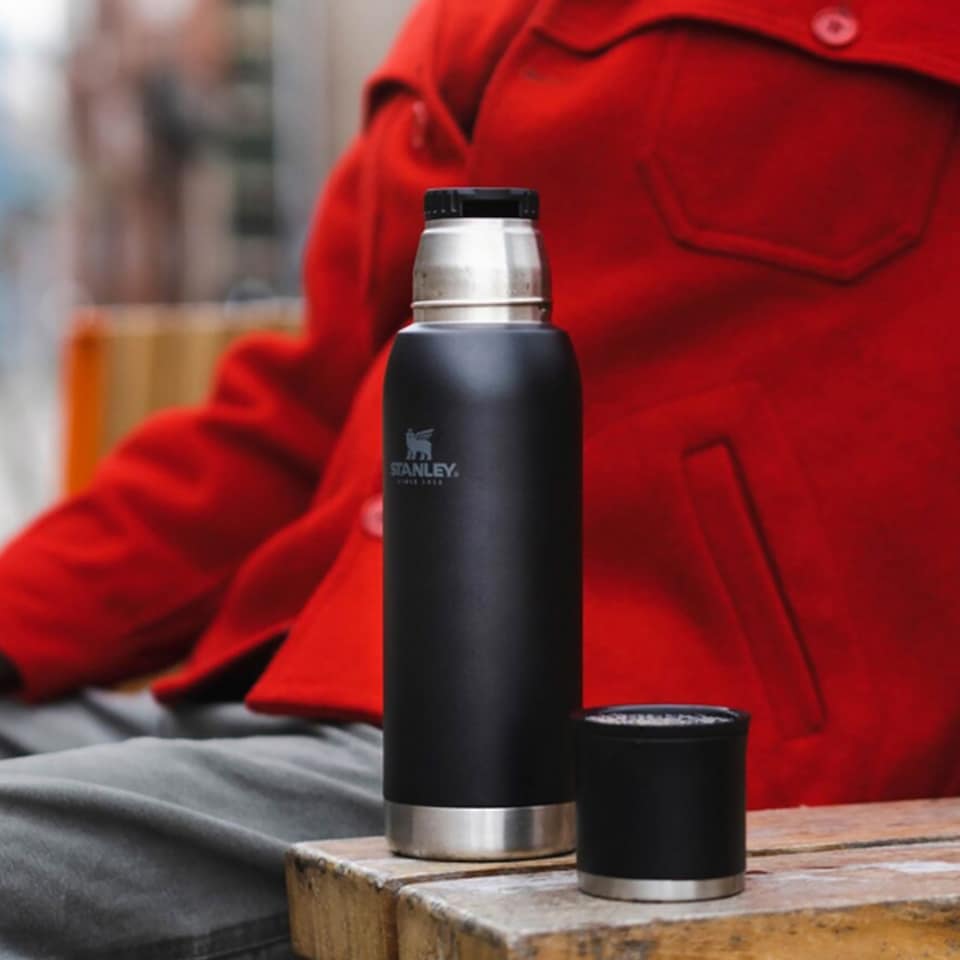 image 1 of Adventure To-Go Water Bottle 1.0L | White | White | 1L