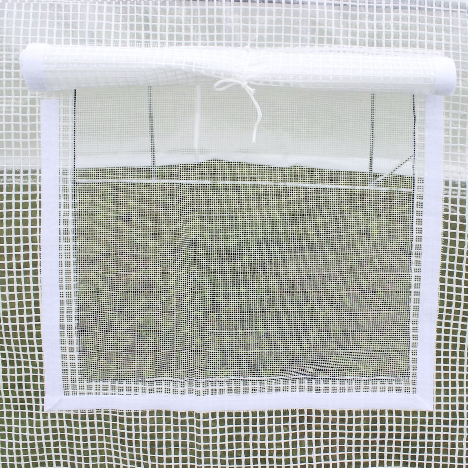 image 1 of Outsunny 3 x 2 x 2m Replacement Greenhouse Cover w/ Windows, White | White | White | 300L x 200W x 200H cm
