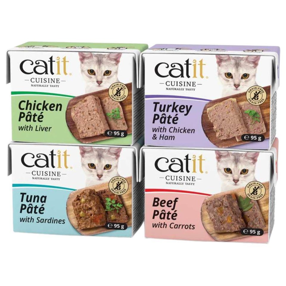 image 1 of Catit Cuisine Pate Cat Food Mixed Bundle (12 Pack)