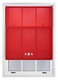 image 1 of FURNISHED Daylight Roller Blinds with Triple Round Eyelets Easy Install Cut to Size | Red | Red | (W) 240cm x (L) 165cm
