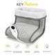 image 4 of MONHOUSE Electric Foot Warmer - Cold Feet Warmers for Home Use - Soft and Breathable Heating Pad - Relaxing Comfort Heat Therapy - Heated Foot Mat - Grey