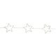 image 1 of 2.6m Set of 10 Star Curtain Lights 227 Warm White LEDs Microbrights String Lights