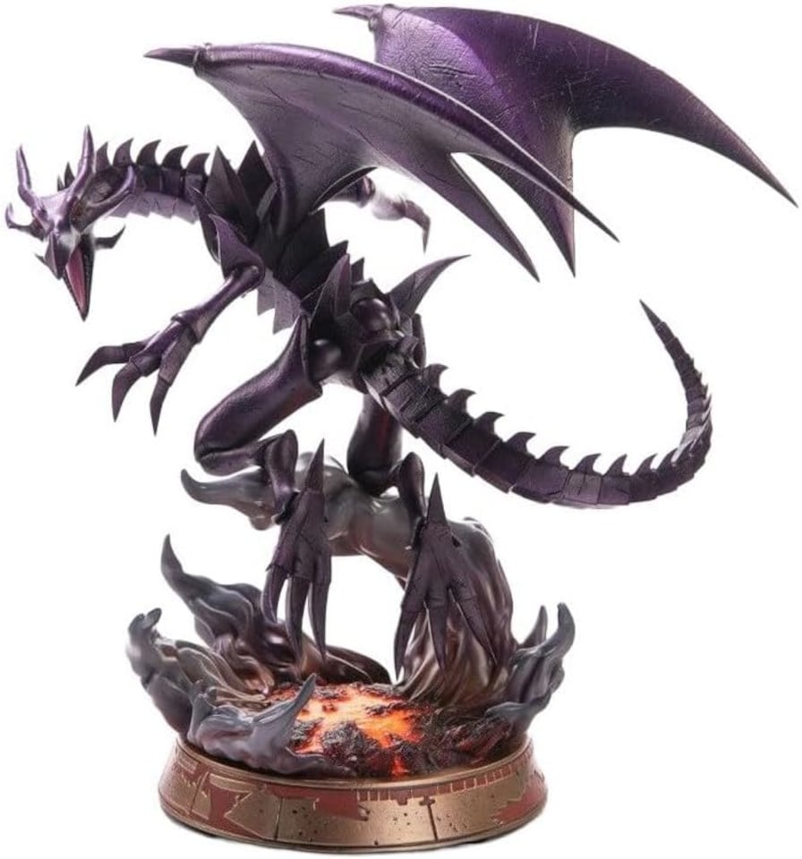 image 1 of First4Figures Yu-Gi-Oh! Red Eyes Black Dragon Purple PVC Statue