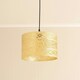 image 2 of ValueLights Casablanca Gold Easy Fit Metal Drum Lamp Shade