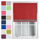image 4 of FURNISHED Thermal Blackout Roller Blinds with Glitter Edge - (W)45cm x (L)210cm | Red | Red | (W) 45cm x (L) 210cm