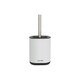 image 1 of CALITEK Toilet Brush Flexible Silicon Bristles and Brush Head With Handle White