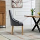image 5 of Ravenna Velvet Dining Chairs - Set of 2 - Grey