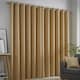 image 2 of Fusion Strata Eyelet Curtains Ochre