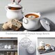 image 2 of Wm Bartleet & Sons Porcelain Mini Casserole / Soup Bowls with Lid, Sets of 2 White