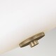 image 5 of Evington 2 Light Semi Flush Ceiling Light Gold, E27