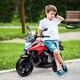 image 2 of AIYAPLAY Honda Licensed 12V Kids E-Bike w/ Music, Safety lights - Red