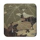 image 3 of 12 Piece Placemats And Coasters Set With Designer Artwork And Wood Bottom