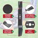 image 6 of SPARES2GO Blade for McCulloch M3540 M40 MT3540S Lawnmower Metal Combi Grass Cutter (40cm)
