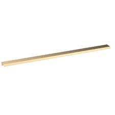 Balterley Bathroom Furniture Cabinet Handle Finger Pull Handle Drawer Replacement Handle | Copper | Brushed Brass | 1