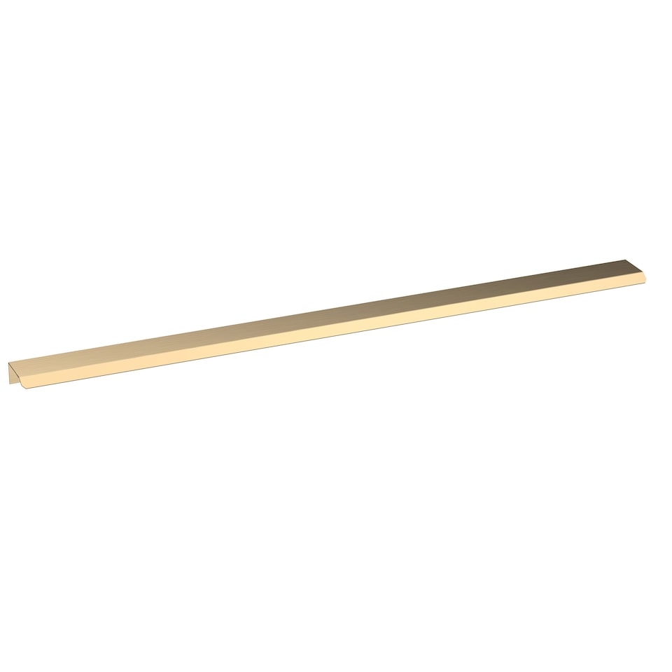 image 1 of Balterley Bathroom Furniture Cabinet Handle Finger Pull Handle Drawer Replacement Handle | Copper | Brushed Brass | 1