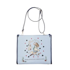Signare City Handbag - Alice in Wonderland Nothing But Cards Blue