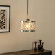 image 1 of ValueLights Hadley Multi Colour Easy Fit Metal Cut Out Acrylic Jewel Drum Ceiling Light Shade - Bulb Included