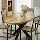 image 5 of Valor Mango Wooden 6-8 Seater Oval Dining Table Brown