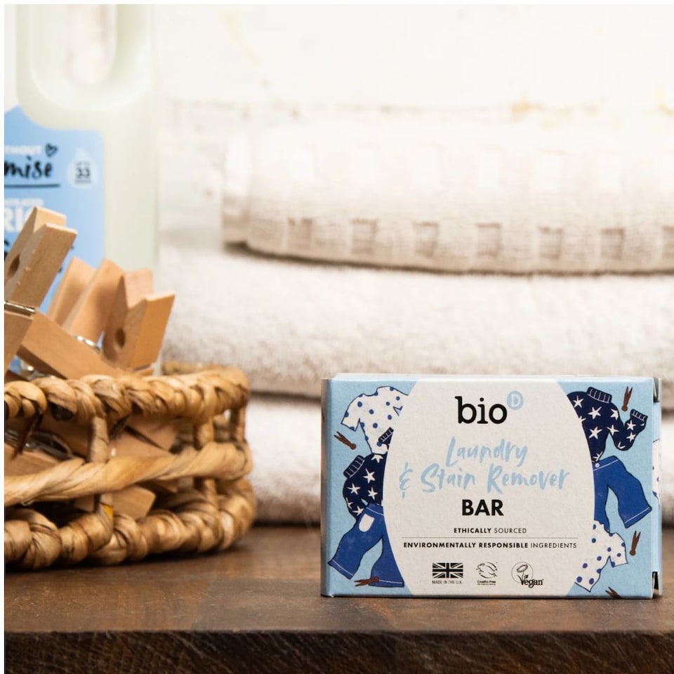 image 1 of Bio-D Laundry and Stain Remover Bar 90g