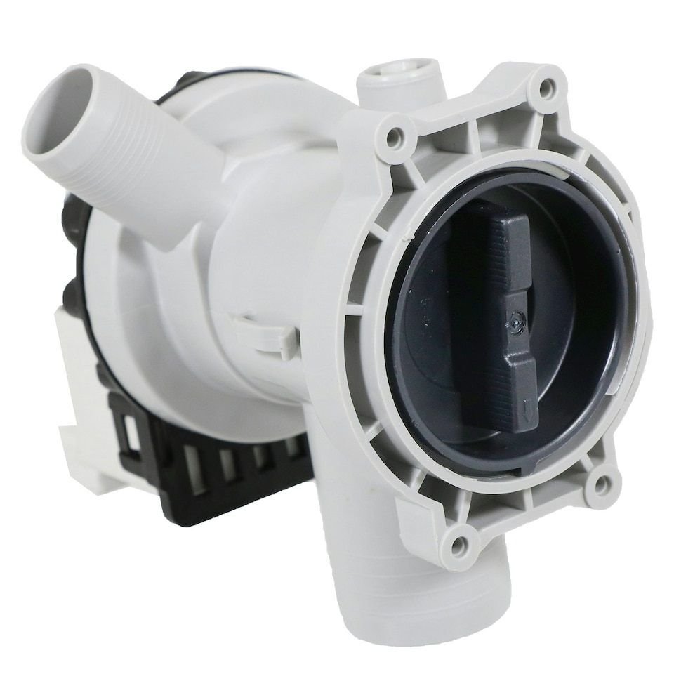 image 1 of SPARES2GO Drain Pump for Caple Washing Machine WDI3300 WDI3301 WMI3000 WMI3001 WMI3005