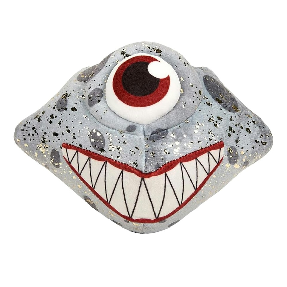 image 1 of Dungeons & Dragons Phunny Eye Monger Plush Toy - Grey/Red/White - One Size