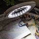 image 8 of PURElite Magnifying LED Lamp - Floor, Table & Clip-on Light with Chart Holder & Accessories Tray, Flexible for Crafts & Reading | White