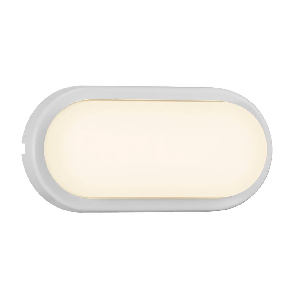 image 1 of Nordlux Cuba Outdoor Wall Light White Plastic Sensor Intergrated LED  Ceiling or Wall Mounting - Mains Powered, IP54