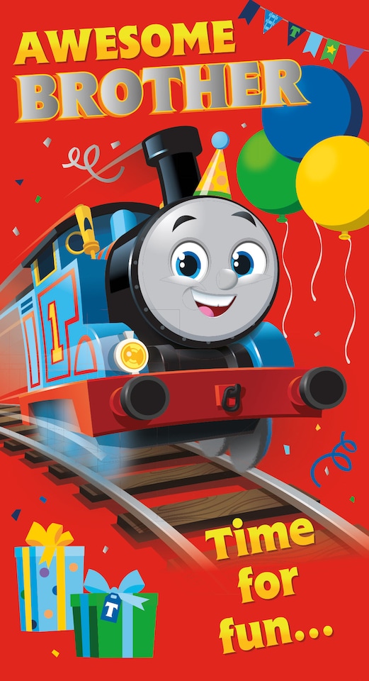 Thomas & Friends Brother Birthday Card
