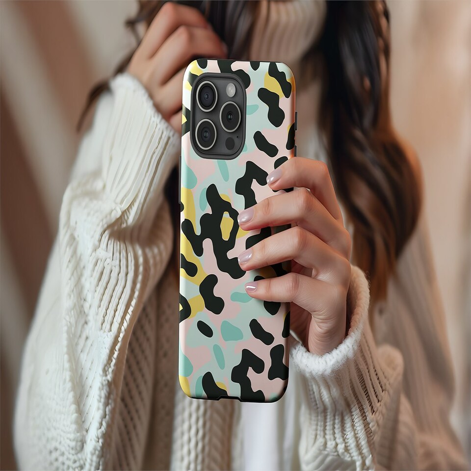 image 1 of 80s Camo Cool Multi | iPhone 15
Slim