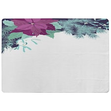 Purple & Blue Flowers (Rug) Blue | XL: 160x230cm