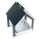 image 1 of Homescapes Hanging Black Metal Bird Table with Chain
