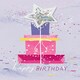 image 3 of Hotchpotch Glitter Ball Happy Birthday Cake Card