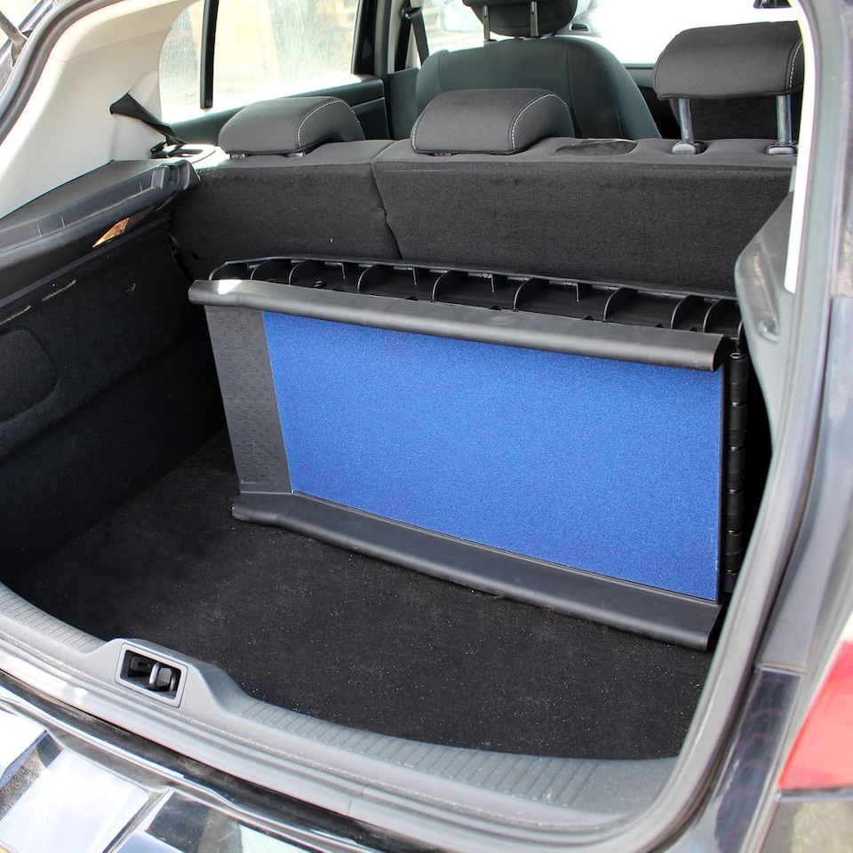 image 1 of Blue Lightweight Folding Travel Pet Ramp