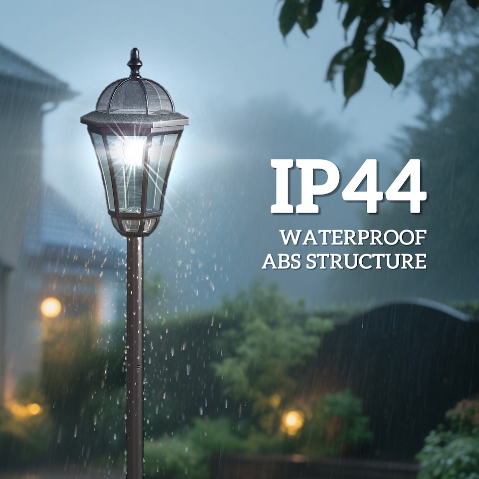 image 1 of Outsunny 2 PCS LED Garden Lights Lamp Solar Powered Lantern Auto Switch Patio