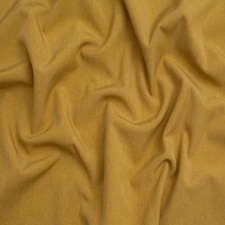 Minerva Core Range Yellow Stretch Woven Fleece Back Soft Shell Coating Fabric for Dressmaking, 145cm / 57" Wide - per metre