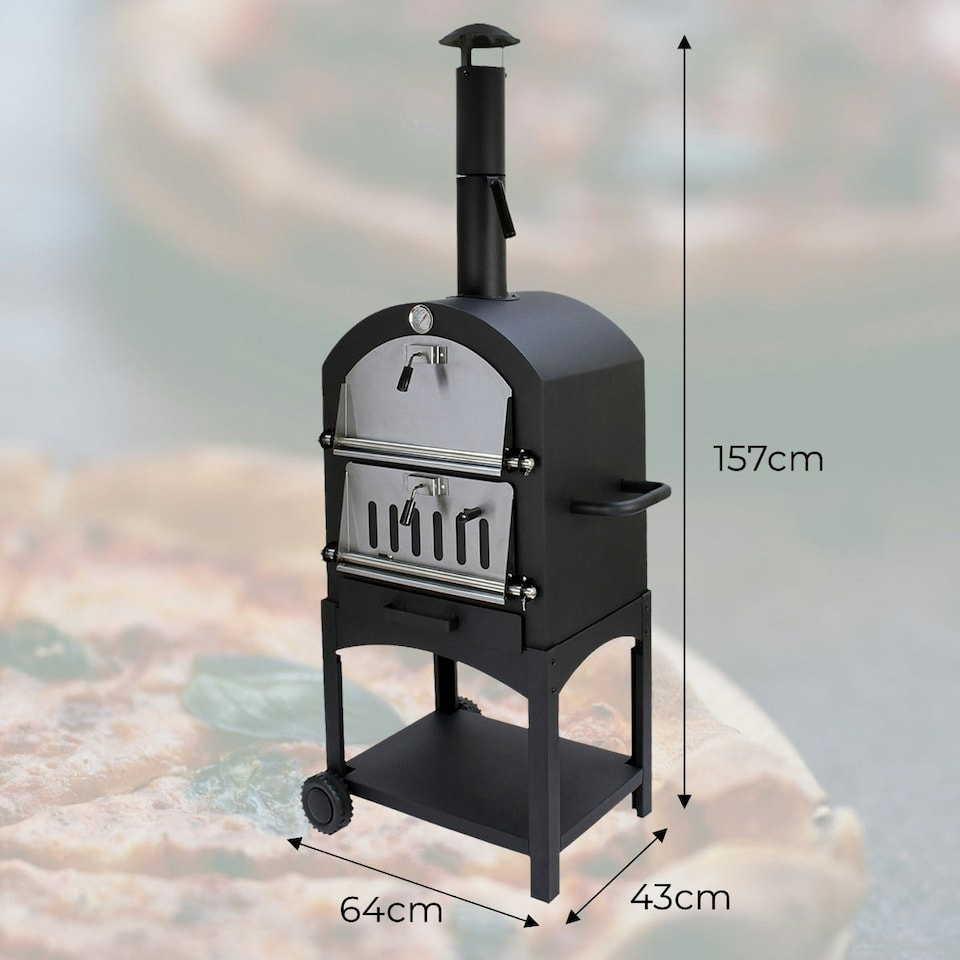 image 1 of KuKoo Outdoor Pizza Oven & Cover