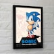 image 2 of Sonic The Hedgehog (Megadrive Cover) Framed 30x40cm Print