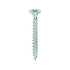 Timco - Solo Chipboard & Woodscrews - PZ - Double Countersunk - Zinc (Size 5.0 x 45 - 200 Pieces)